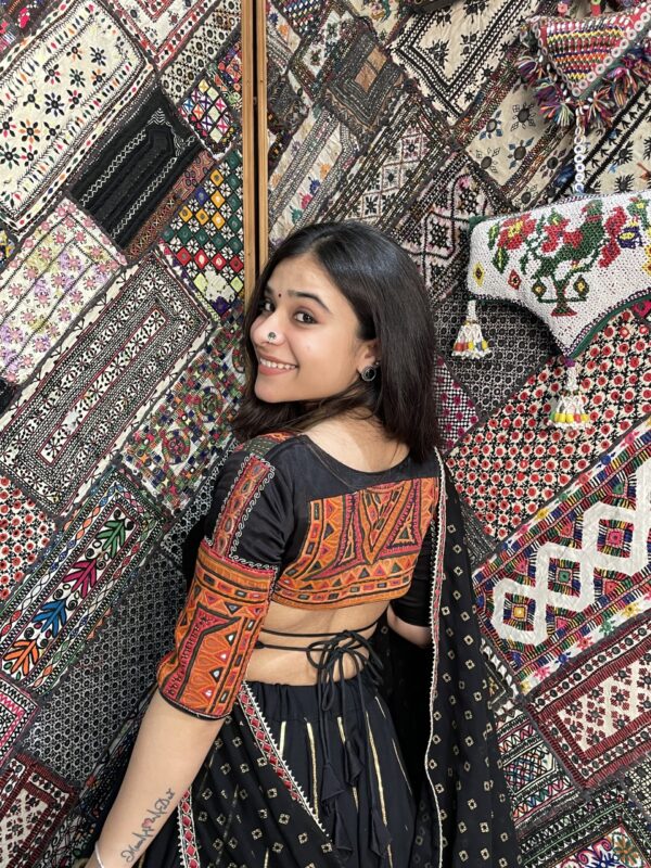 BLACK & BLACK CC-6.2 All Black Chaniya Choli Set