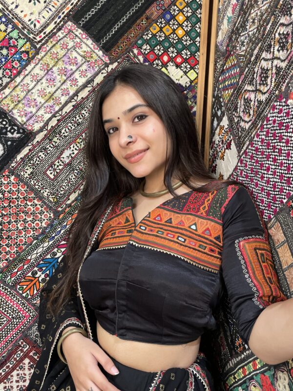 BLACK & BLACK CC-6.3 All Black Chaniya Choli Set