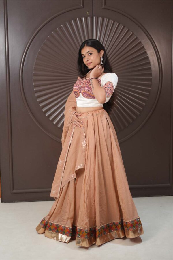 Jagruti Website 04-10 Earthy Pastel Pink Chaniya Choli Set