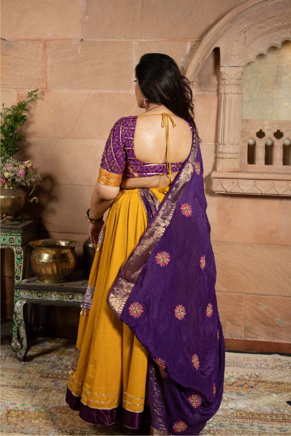 Patch work Vintage Chaniya Choli Set