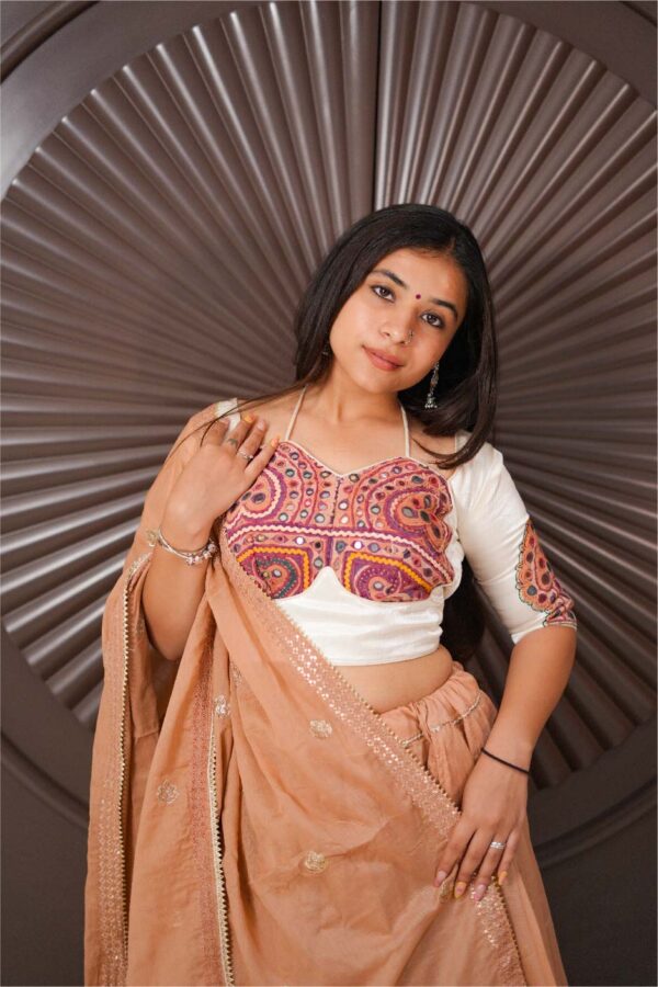 Jagruti Website 05-04 Earthy Pastel Pink Chaniya Choli Set