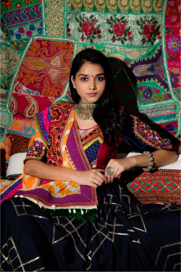 website imges resize (2) Vintage Kutchi Brocade Ensemble