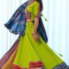 Jagruti Website 03-09 (1) Green & Blue Chaniya Choli Set