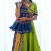 Jagruti Website 03-10 (1) Green & Blue Chaniya Choli Set